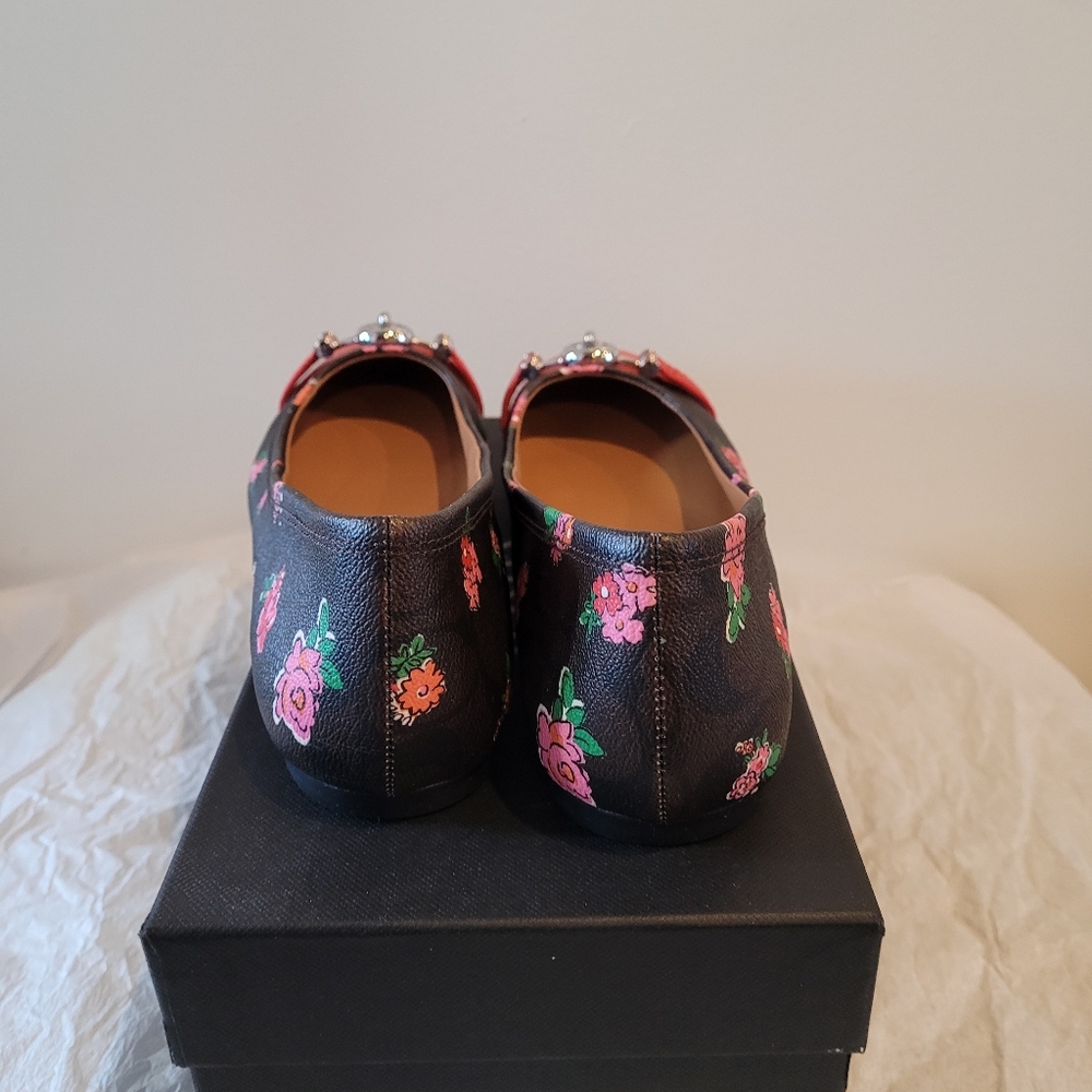 NWB Coach Leila Posey Ballet Flats Sz. 7 - Picture 5 of 5
